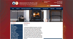 Desktop Screenshot of irishstoves.ie